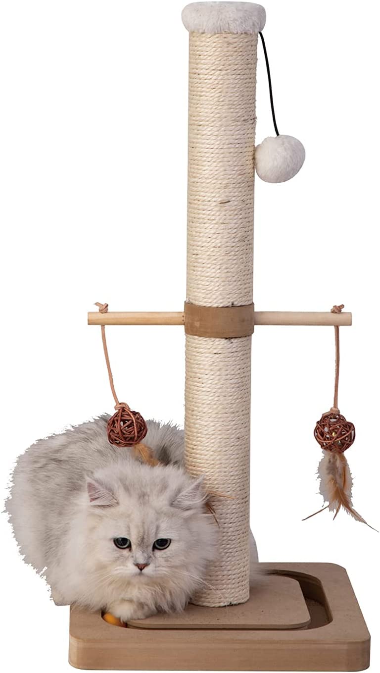 PEEKAB Cat Scratching Post Premium Sisal Toll Scratch
