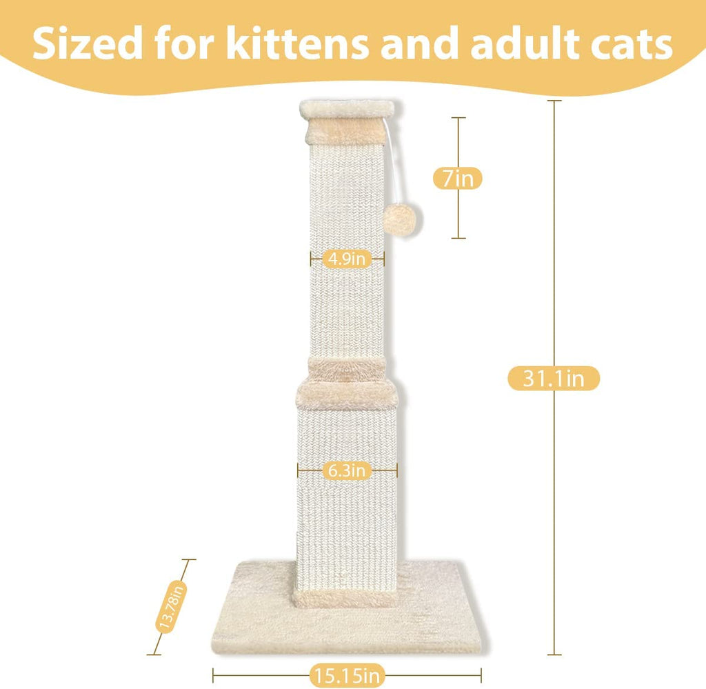 AGYM Cat Scratching Post, 32 Inch Large Cat Scratch