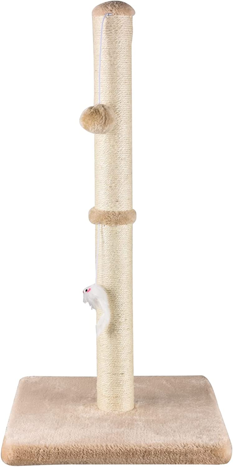 MeowHomm 32'' Tall Cat Scratching Post Cat Scratcher