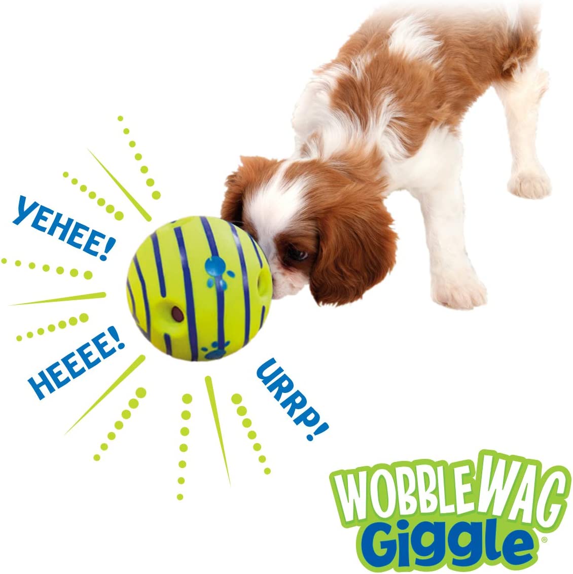 Wobble Wag Giggle Ball, Interactive Dog Toy, Fun
