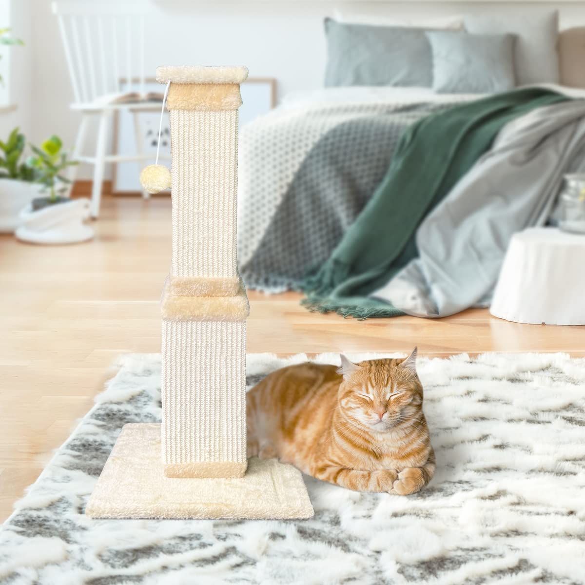 AGYM Cat Scratching Post, 32 Inch Large Cat Scratch