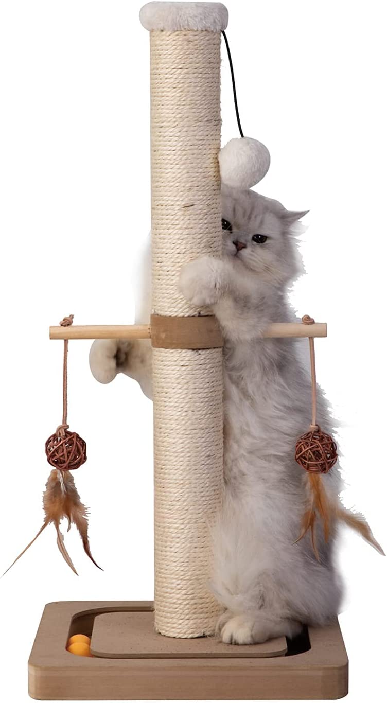 PEEKAB Cat Scratching Post Premium Sisal Toll Scratch