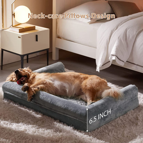 BFPETHOME Orthopedic Beds for Large, Medium Dogs, Egg-