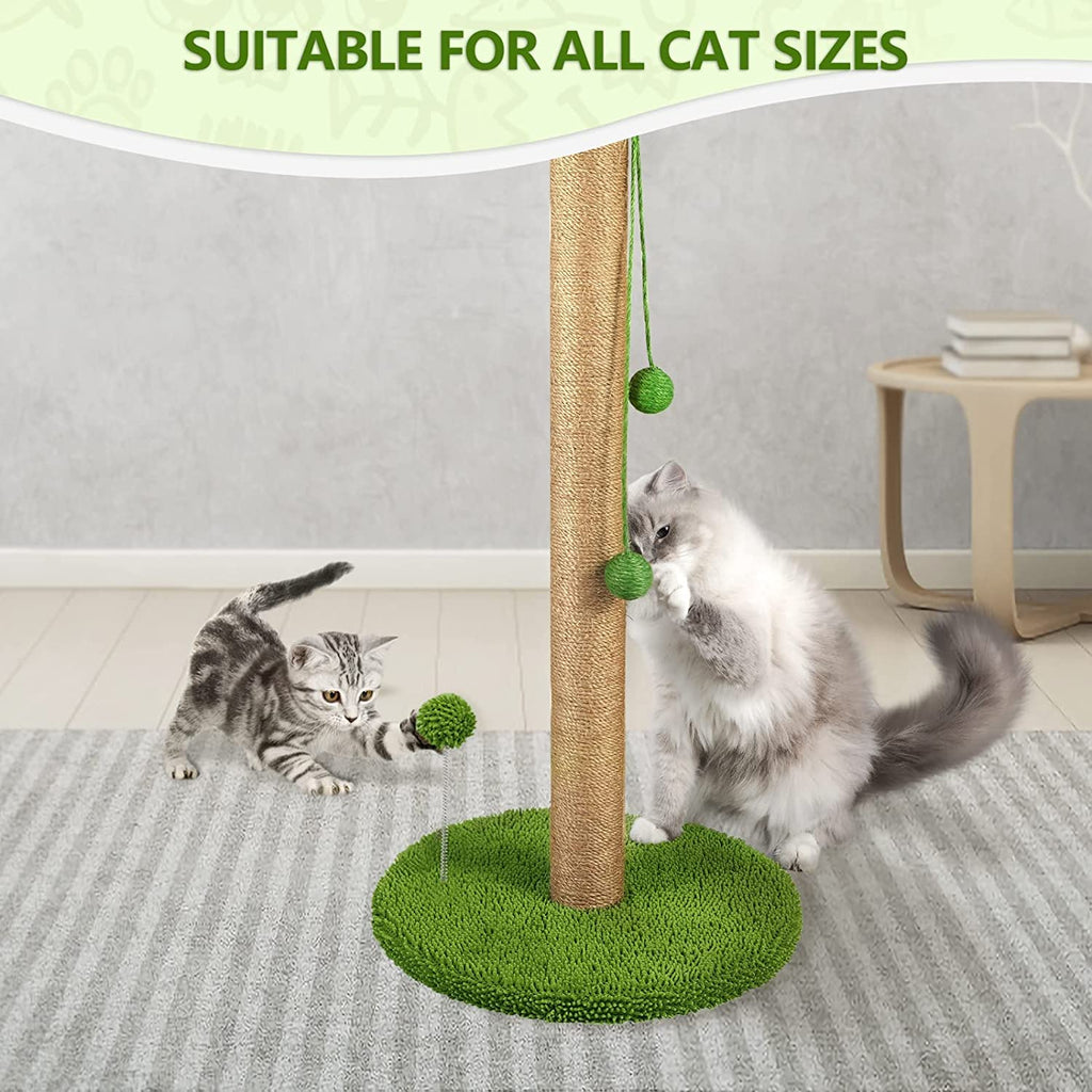 Dohump Cat Scratching Post, 31" Tall Scratch Tree with
