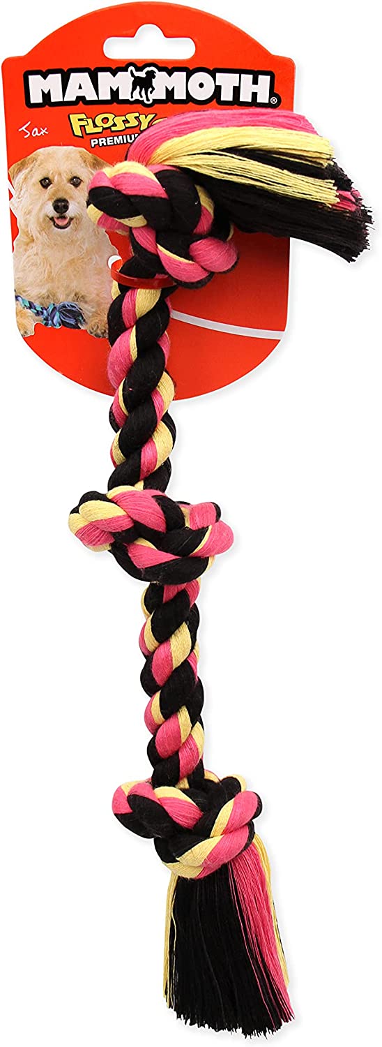 Mammoth Flossy Chews Color Rope Tug – Premium