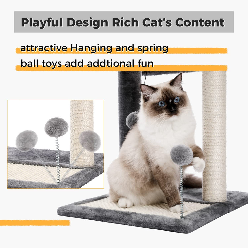 PAWZ Road Cat Scratching Post Bed, Featuring with Soft