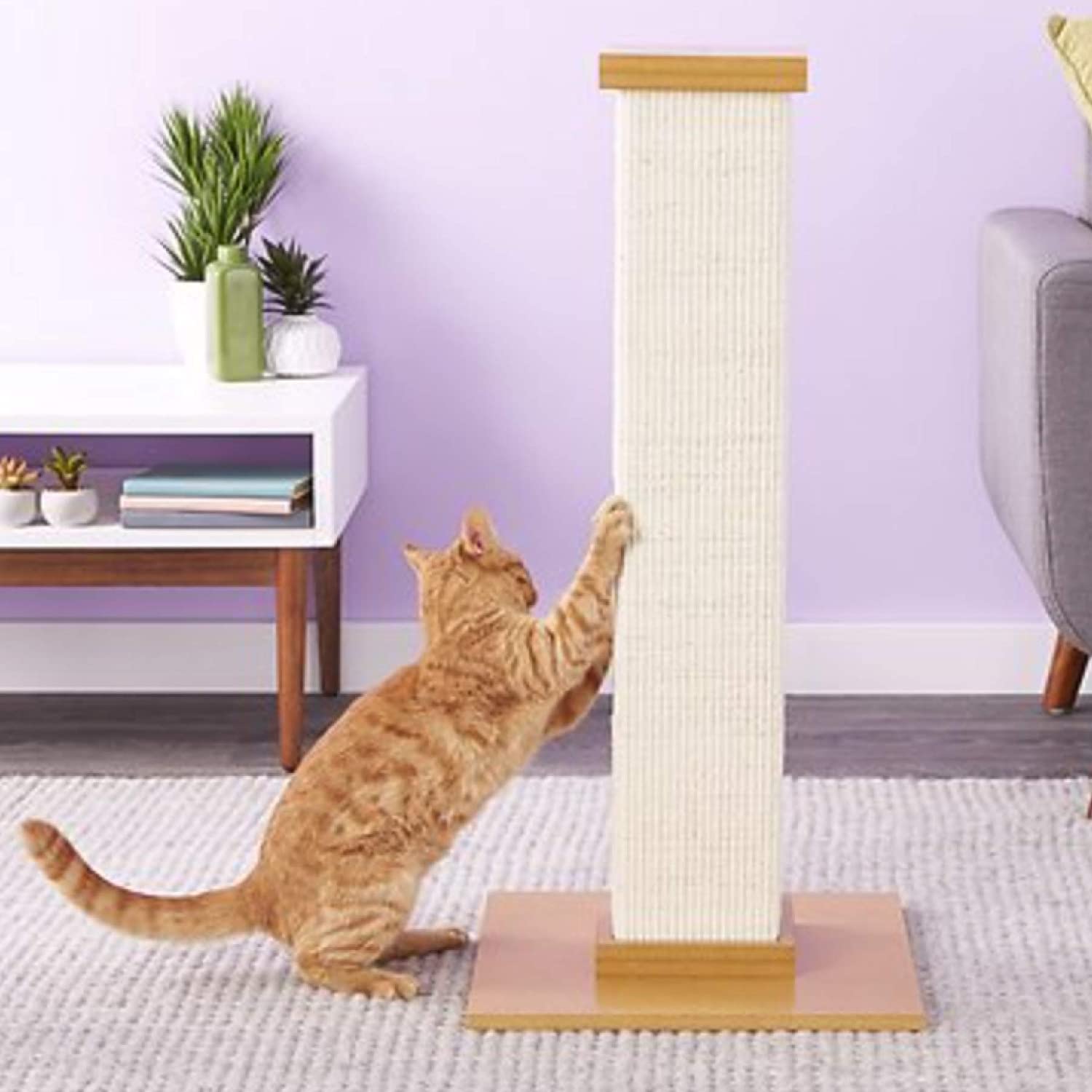 SmartCat Ultimate Scratching Post – Beige, Large 32