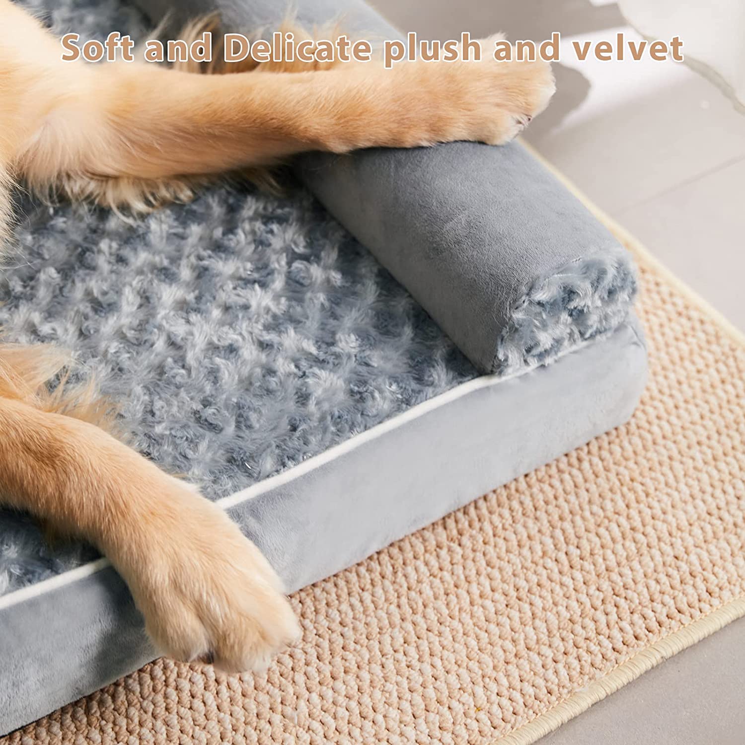 BFPETHOME Orthopedic Beds for Large, Medium Dogs, Egg-