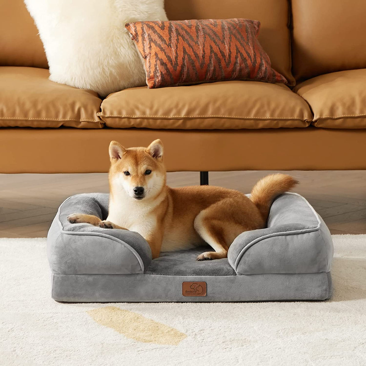 Bedsure Orthopedic Dog Bed for Medium Dogs -