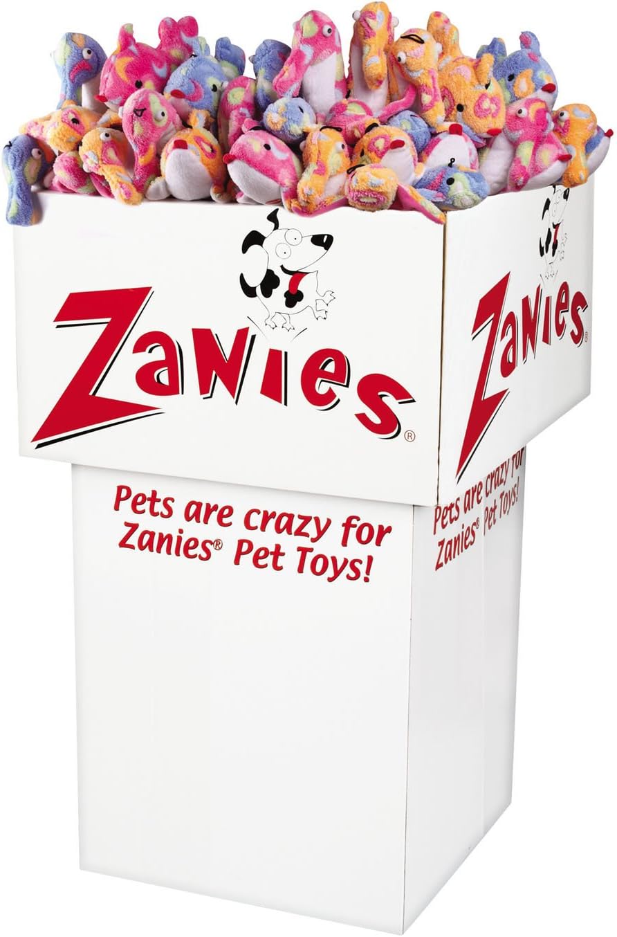 Zanies Sea Charmers Dog Toys, Display Refills of 144