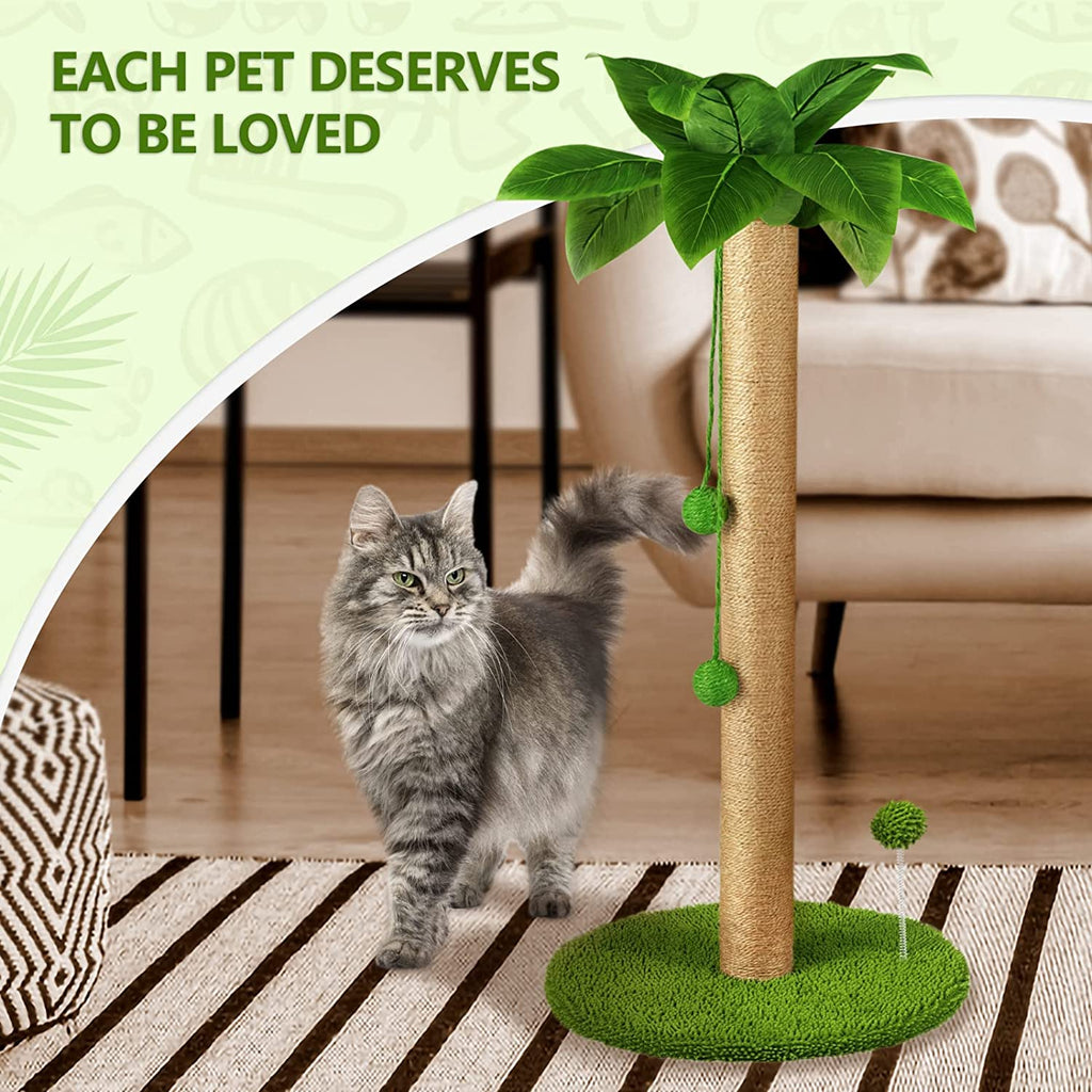 Dohump Cat Scratching Post, 31" Tall Scratch Tree with