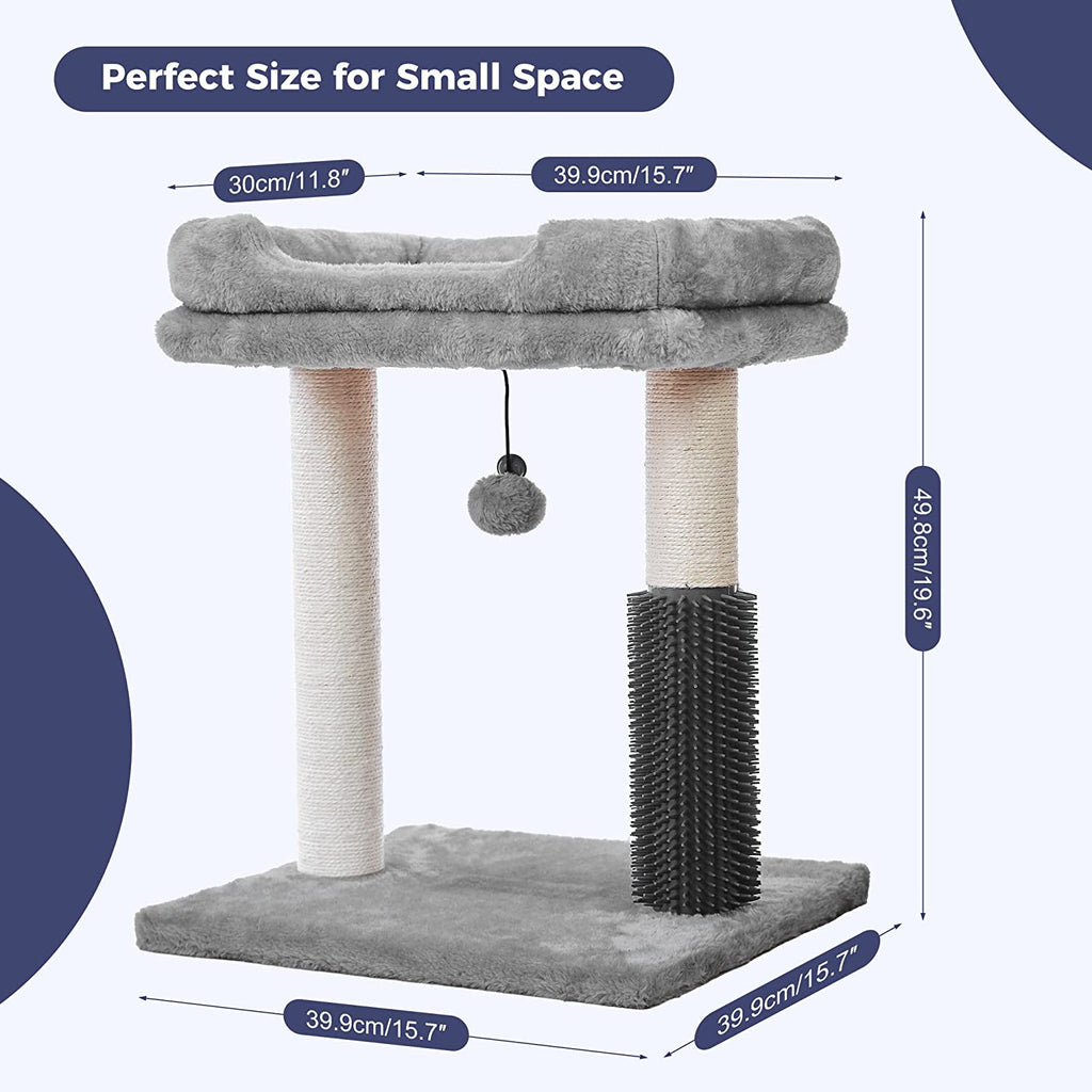 MeowSir Cat Tree 4 in 1 Cat Scratching Post Featuring