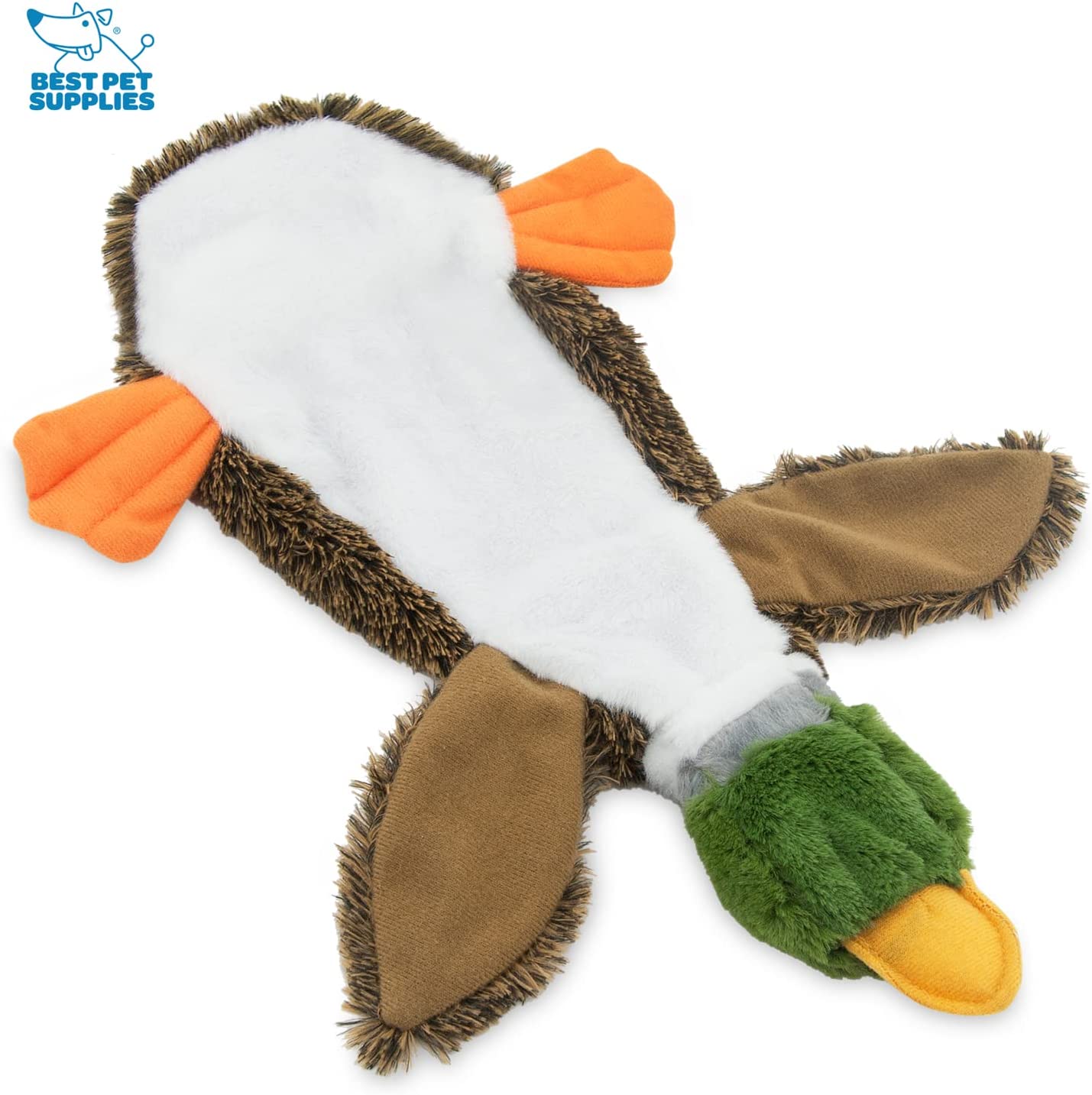 Best Pet Supplies 2-in-1 Stuffless Squeaky Dog Toys