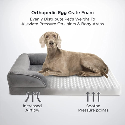Bedsure Orthopedic Dog Bed for Medium Dogs -