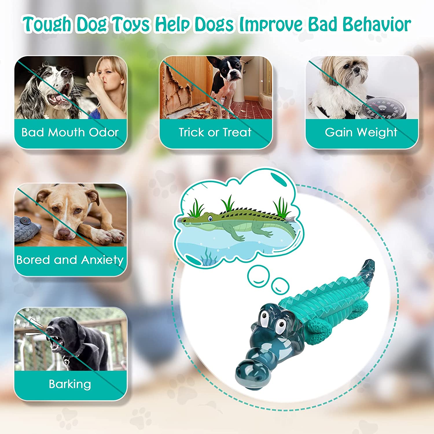 Dog Toys for Aggressive Chewers-Dog Chew Toy/Large