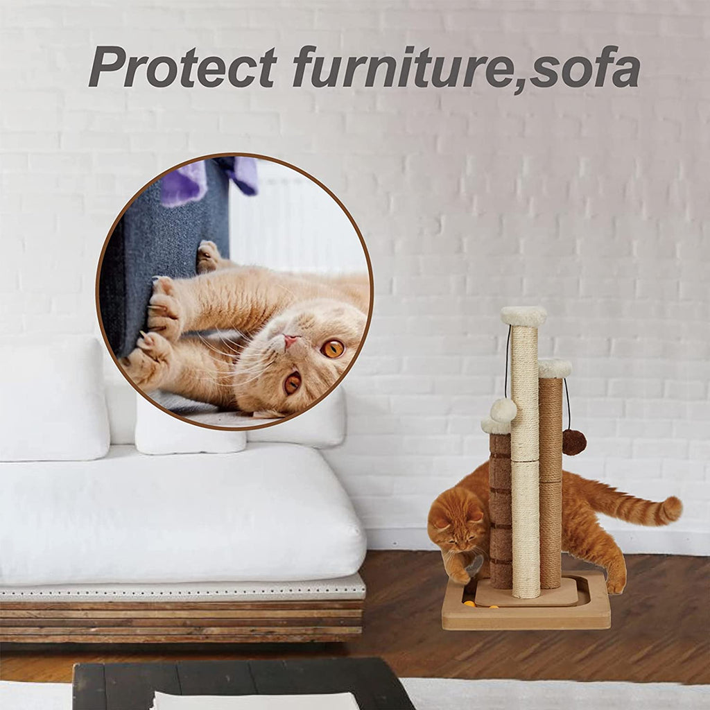 Cat Scratching Post Premium Natural Sisal Jute Carpet