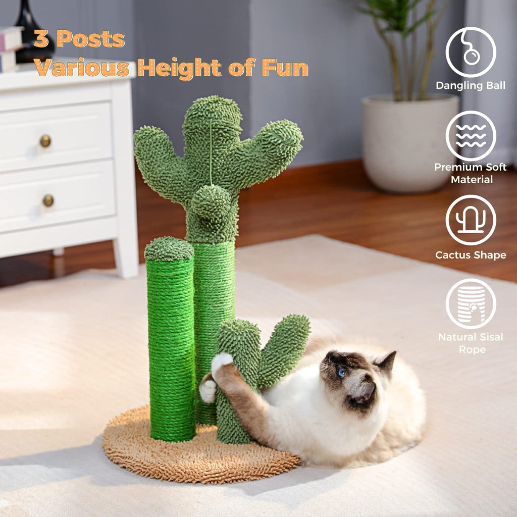 PAWZ Road Cat Scratching Post Cactus Cat Scratcher
