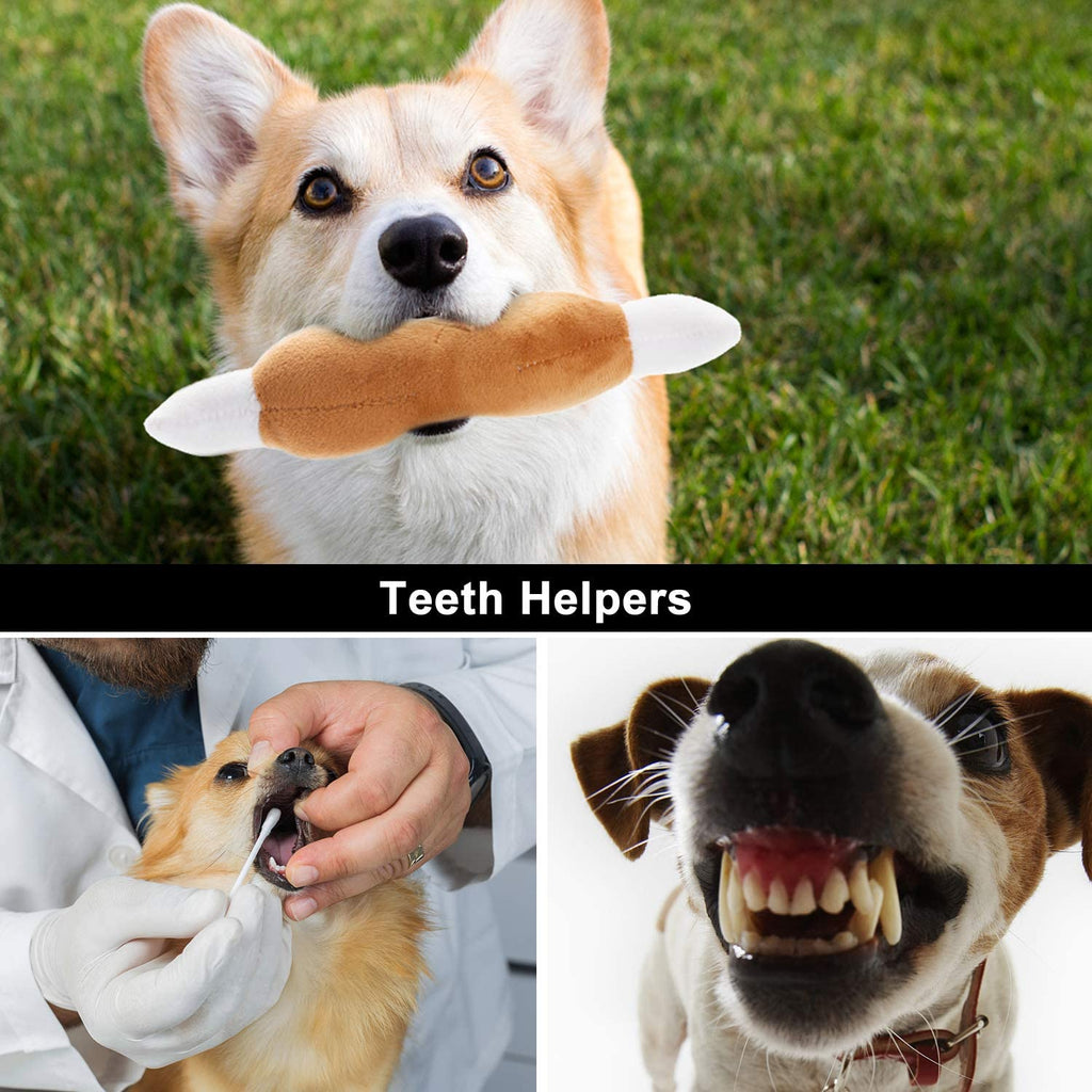Nocciola Dog Squeaky Toys Cute Plush Small for Small