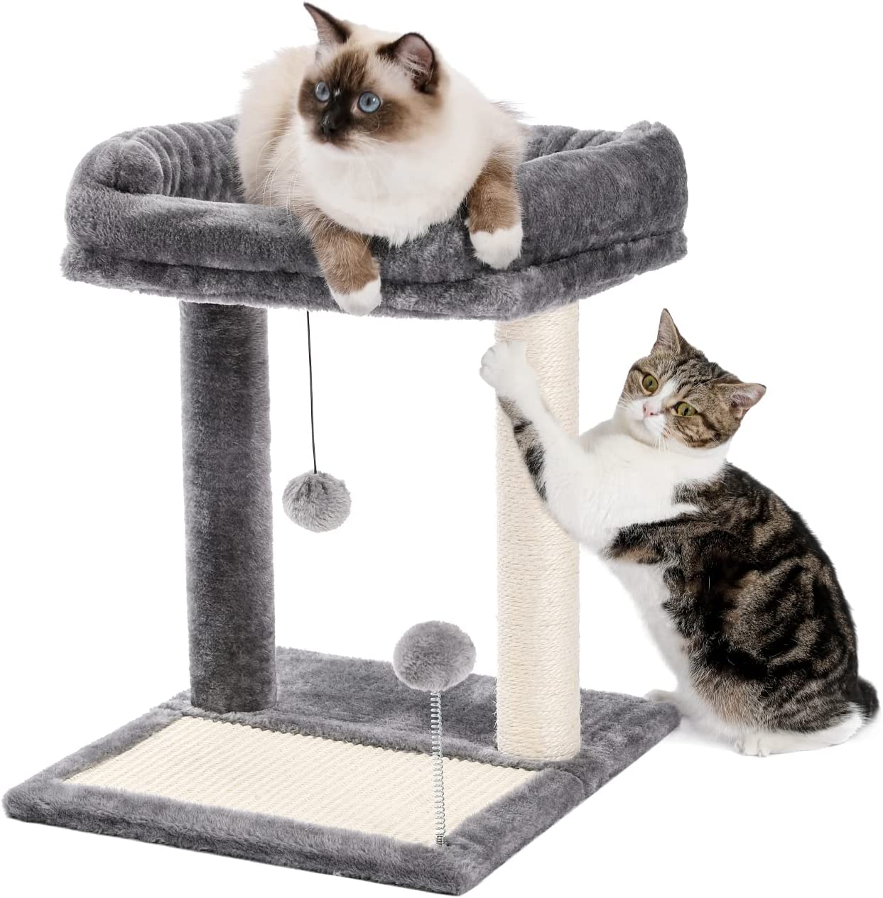 PAWZ Road Cat Scratching Post Bed, Featuring with Soft