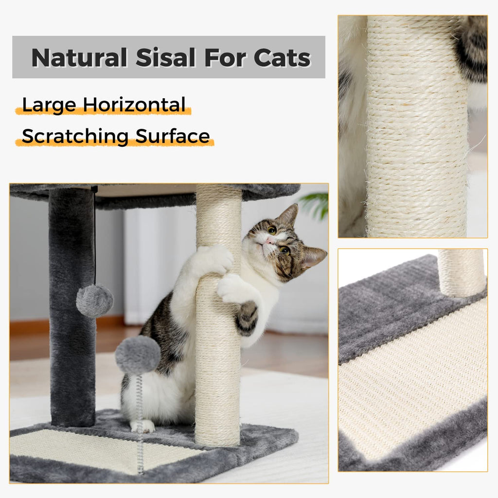 PAWZ Road Cat Scratching Post Bed, Featuring with Soft