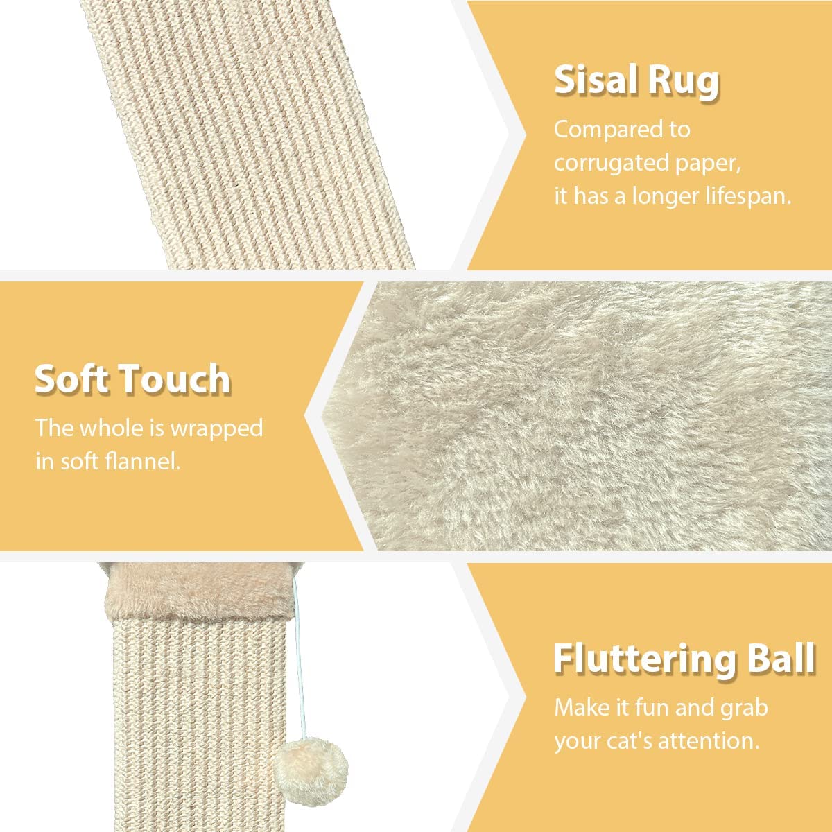 AGYM Cat Scratching Post, 32 Inch Large Cat Scratch