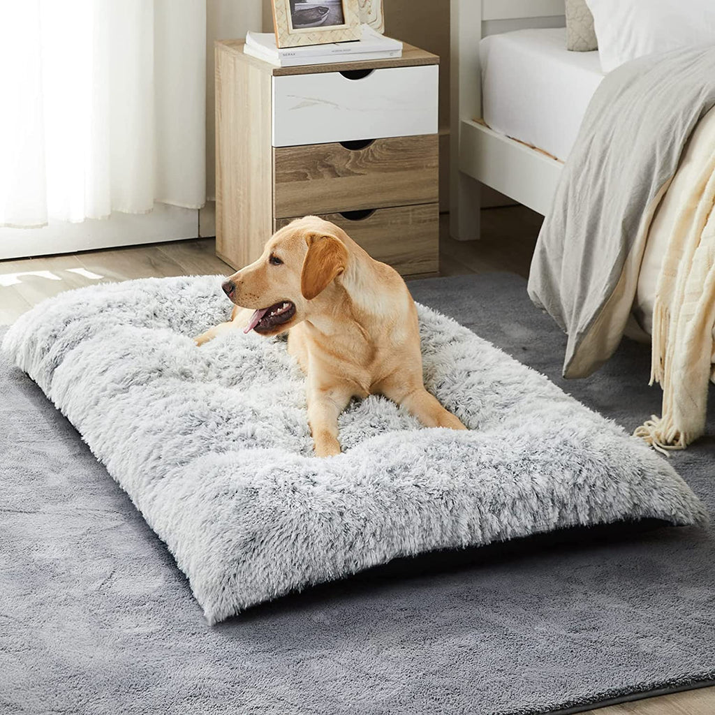BFPETHOME Dog Beds for Large Dogs, Plush Crate Bed