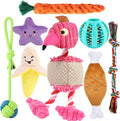 LOYEE 8 Pack Puppy Toys, Squeaky Plush Dog for Small