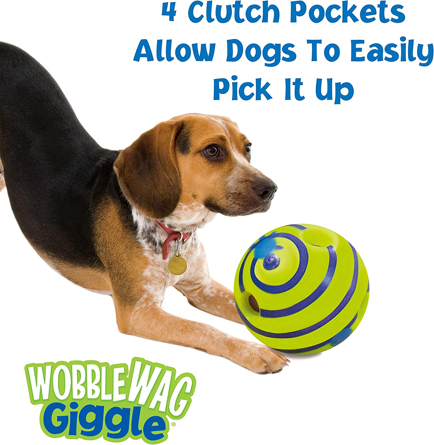 Wobble Wag Giggle Ball, Interactive Dog Toy, Fun