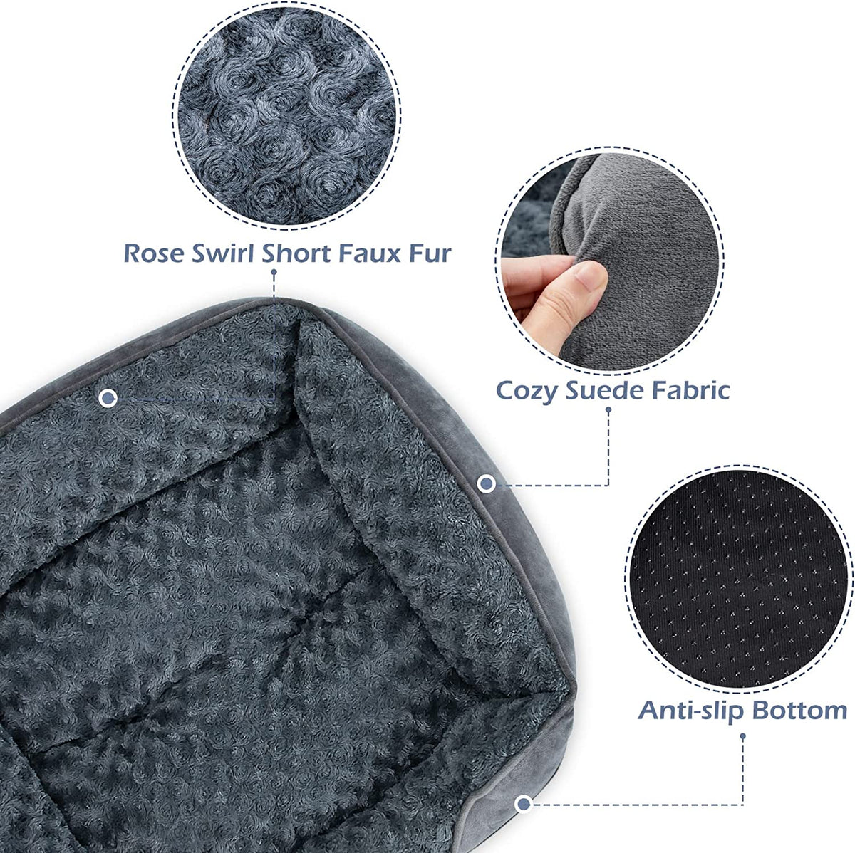 INVENHO Small Dog Bed for Large Medium Small Dogs