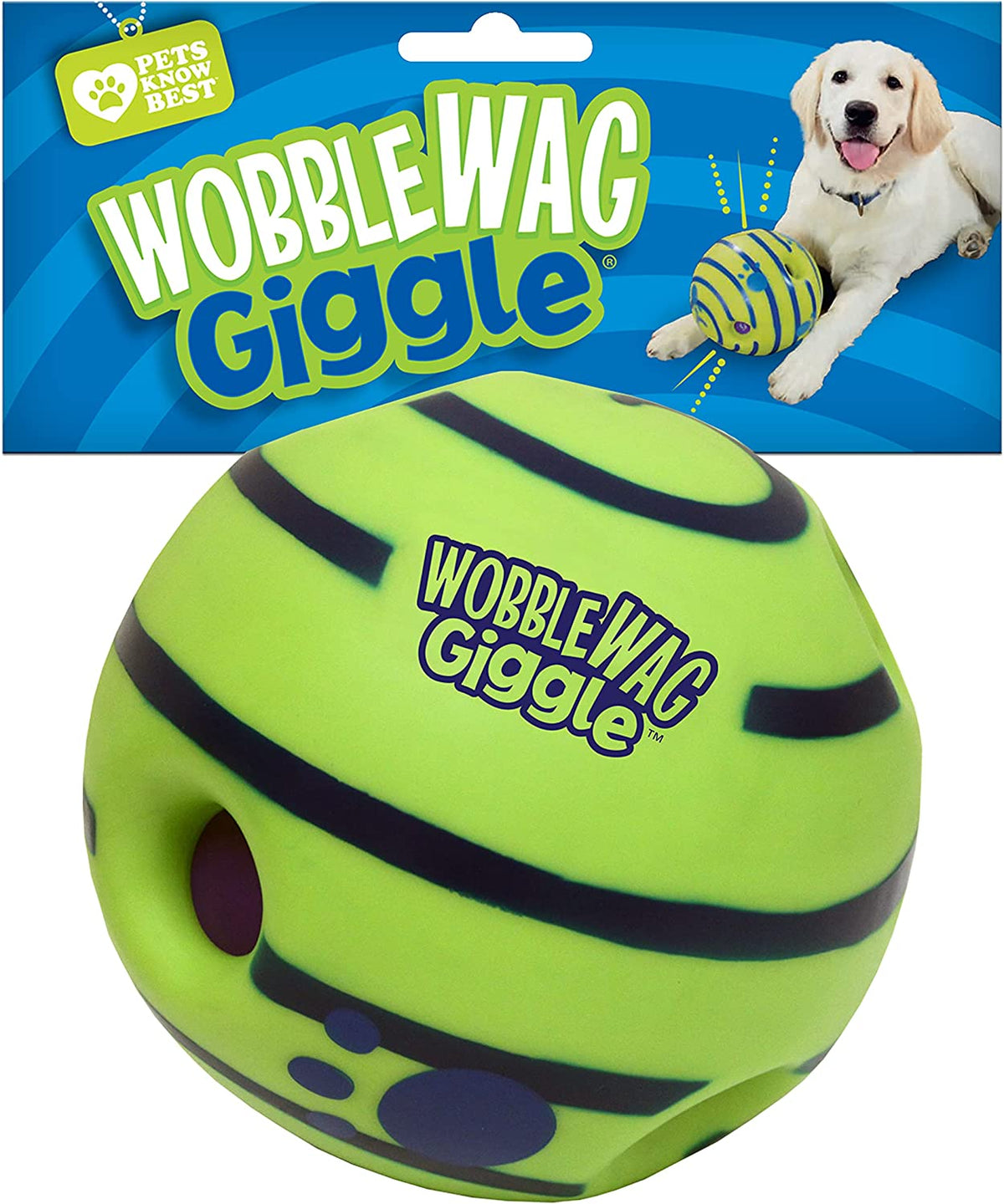 Wobble Wag Giggle Ball, Interactive Dog Toy, Fun