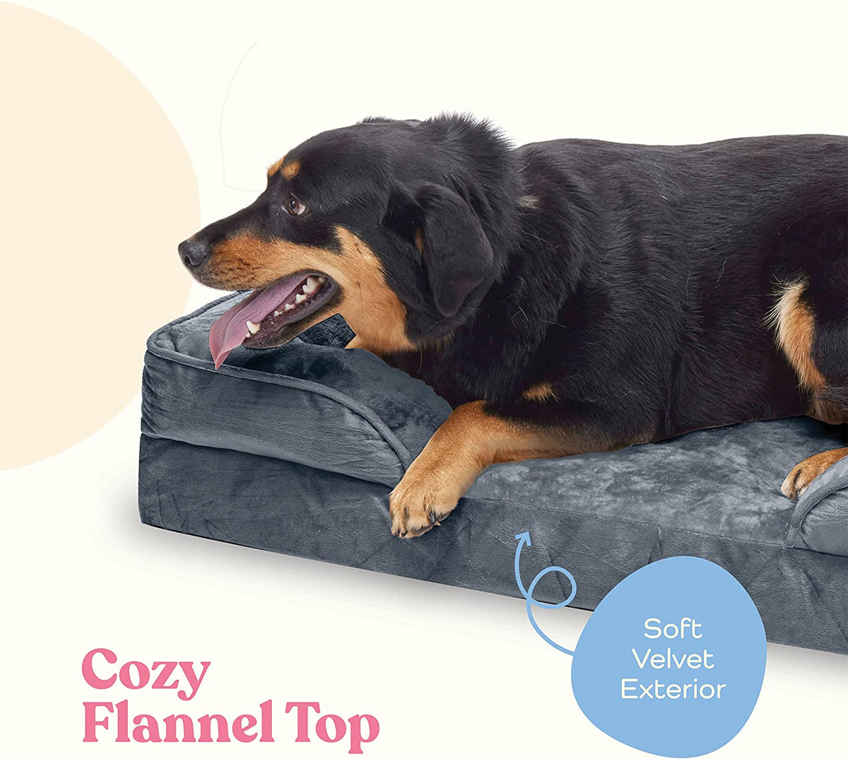 Orthopedic Sofa Dog Bed - Ultra Comfortable Beds for