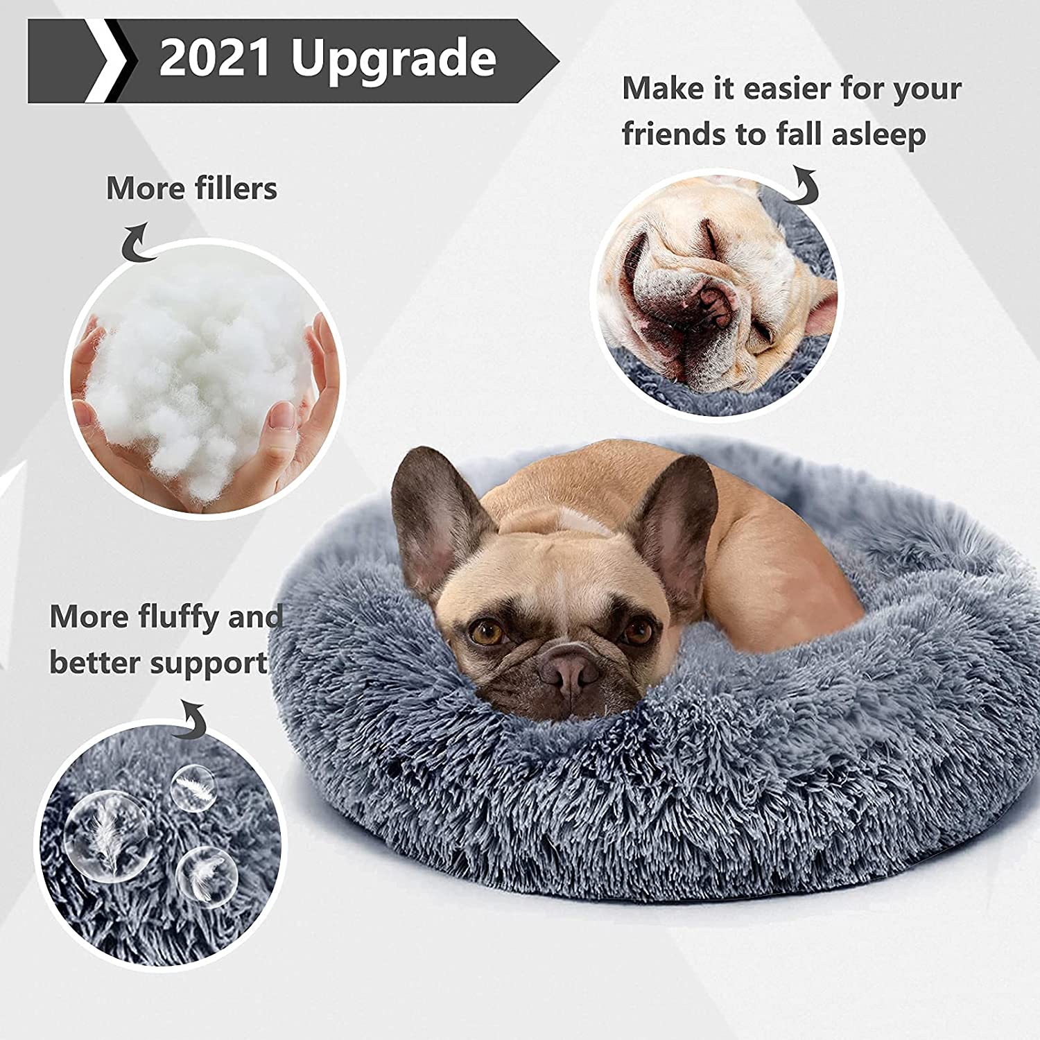 Small Calming Dogs Bed for Small Anti-Anxiety Machine