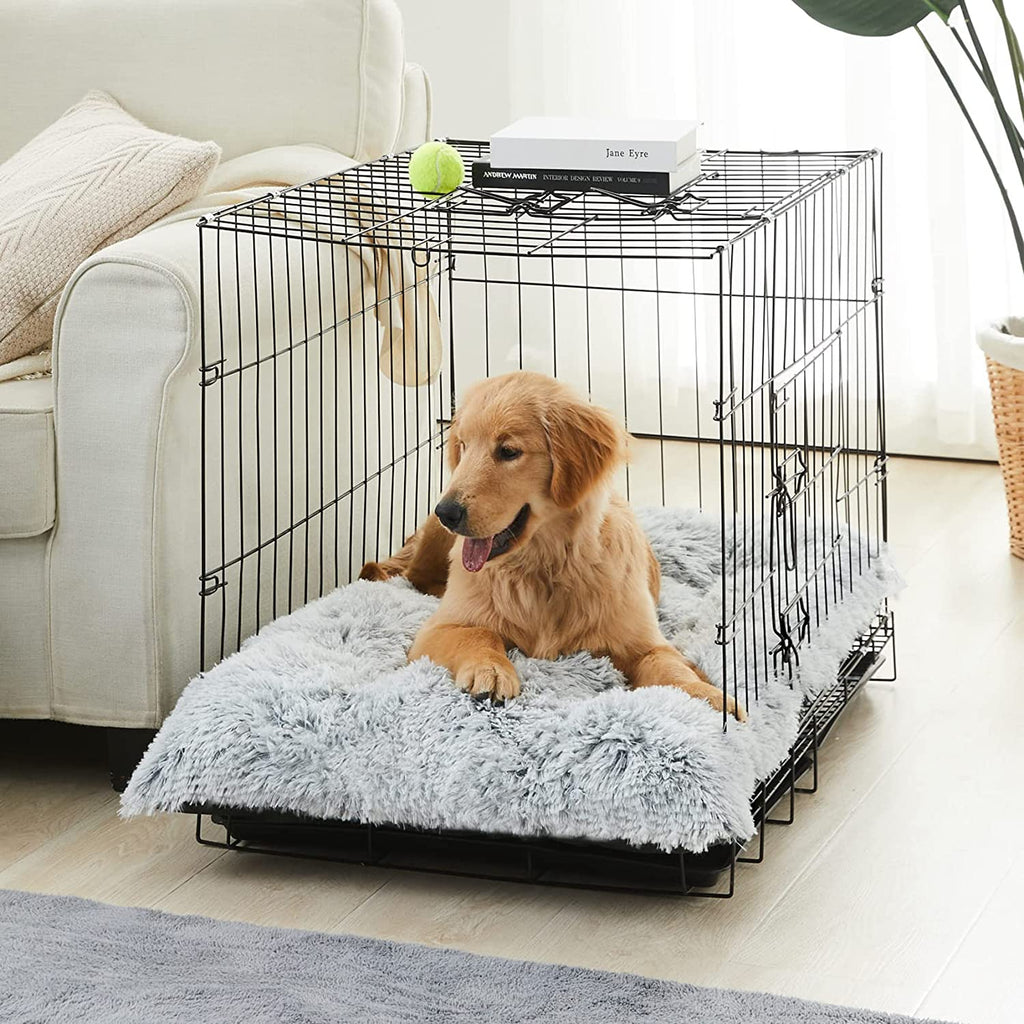 BFPETHOME Dog Beds for Large Dogs, Plush Crate Bed
