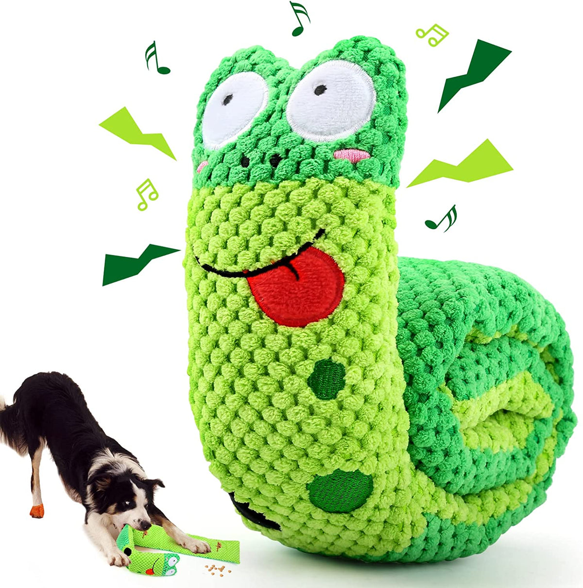 Letsmeet Squeak Dog Toys Stress Release Game for