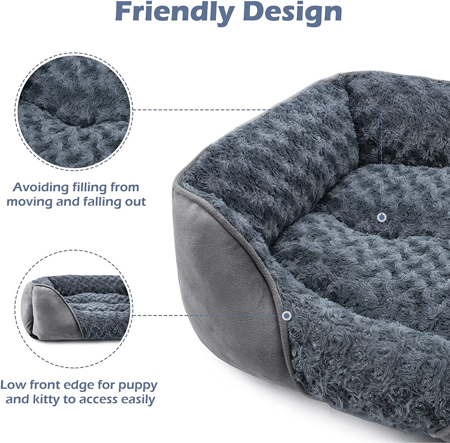 INVENHO Small Dog Bed for Large Medium Small Dogs