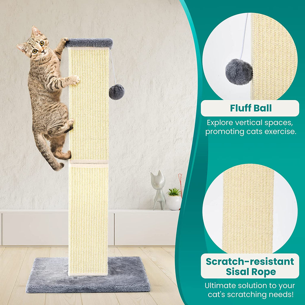 YULOYI Cat Scratching Post 32 Inch for Indoor Large