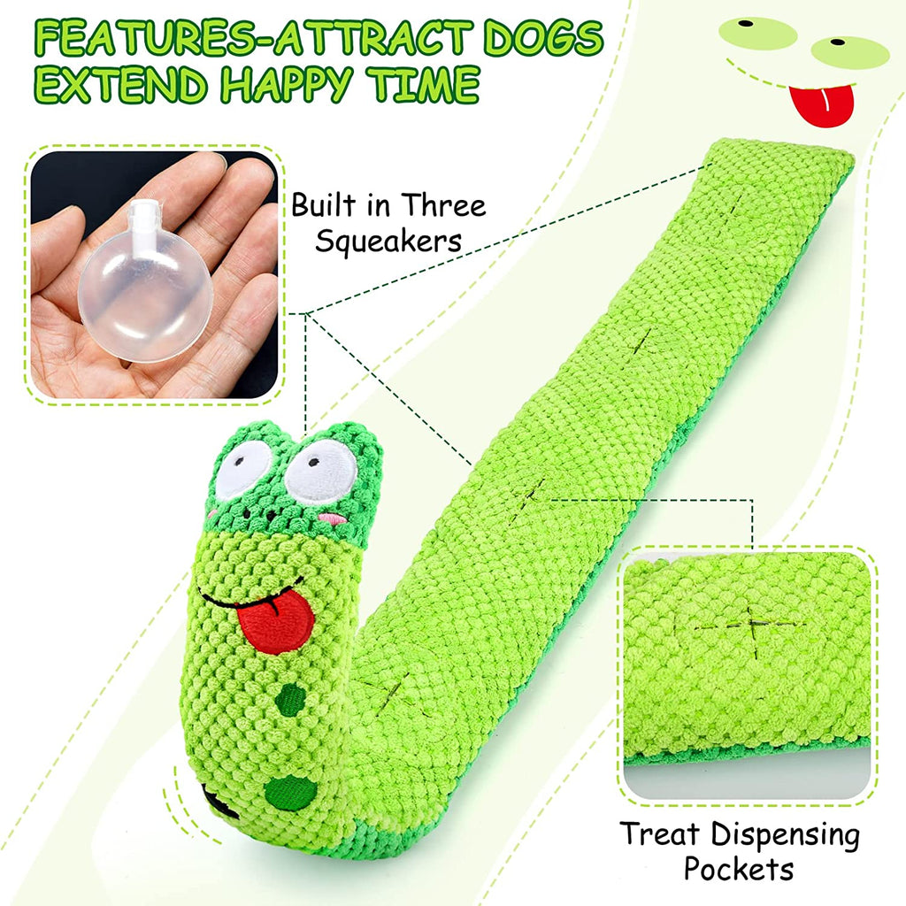 Letsmeet Squeak Dog Toys Stress Release Game for