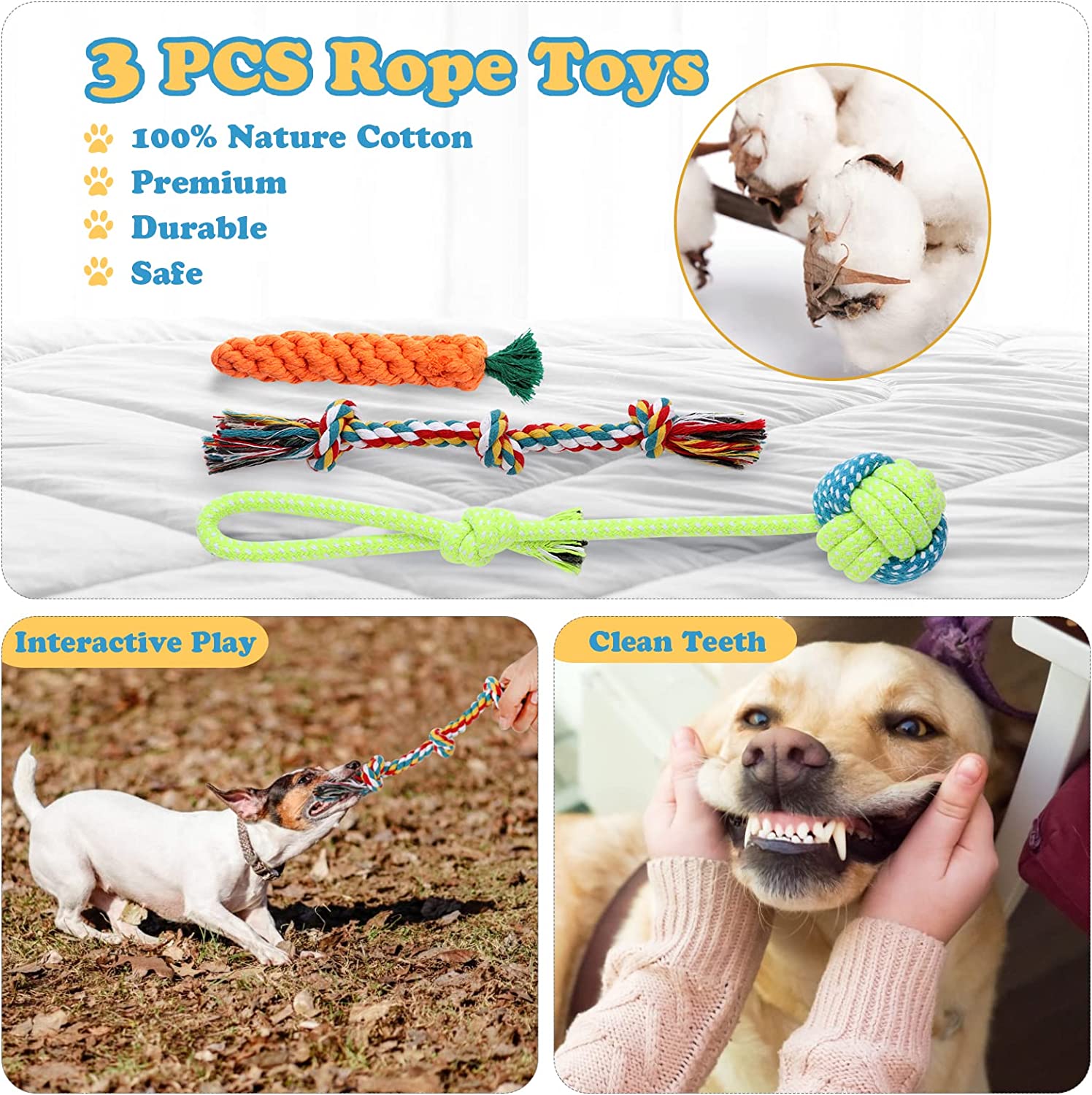 LOYEE 8 Pack Puppy Toys, Squeaky Plush Dog for Small