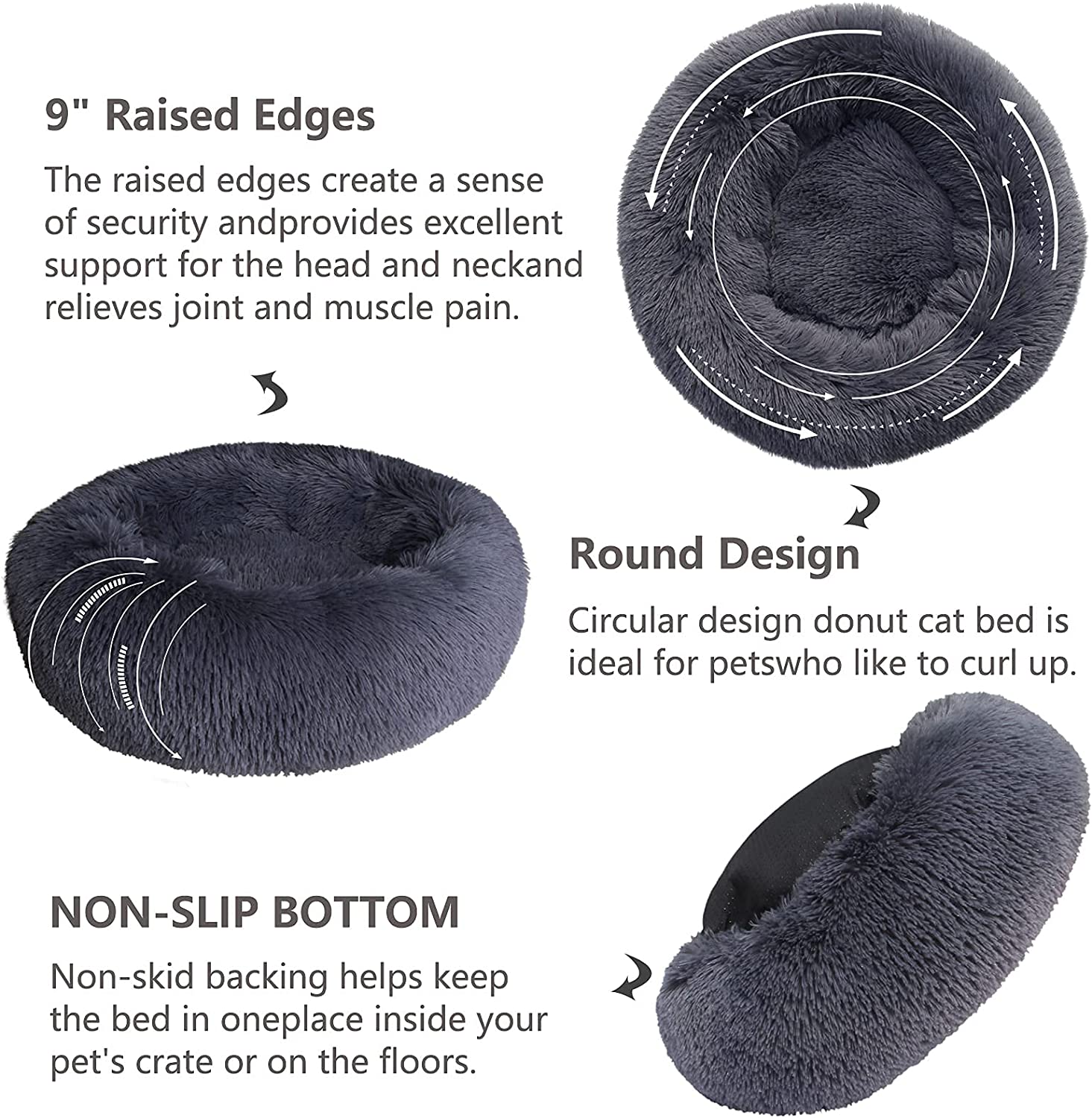 Small Calming Dogs Bed for Small Anti-Anxiety Machine
