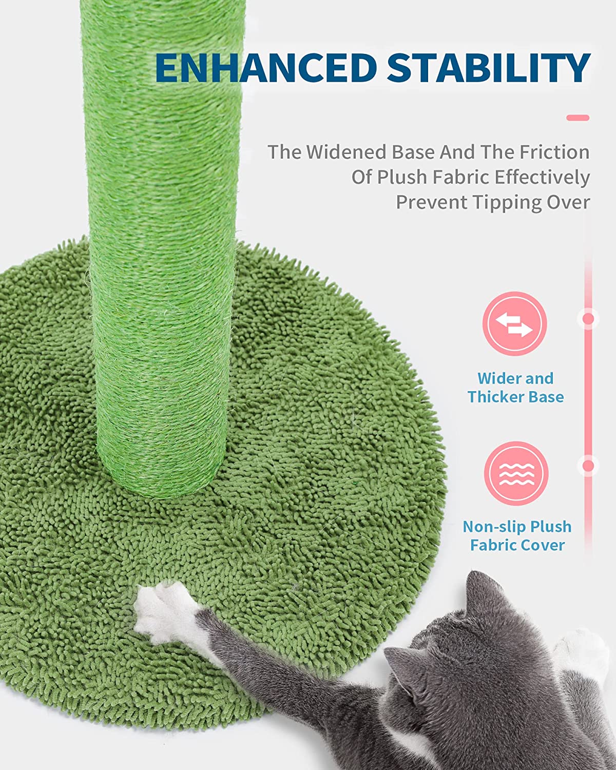 Made4Pets Cat Scratching Post, Cactus Cat Scratcher