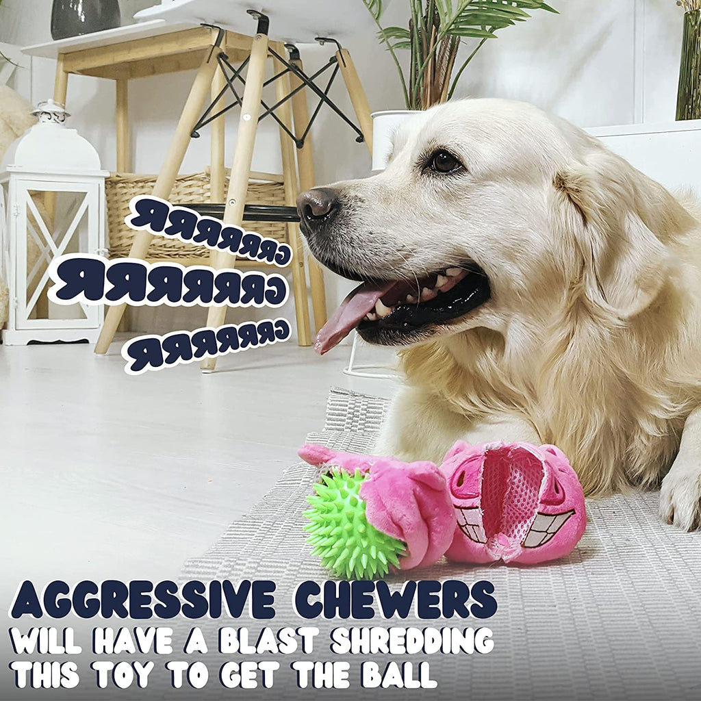 ZENAPOKI Dog Toys for Aggressive Chewers (3in1) -