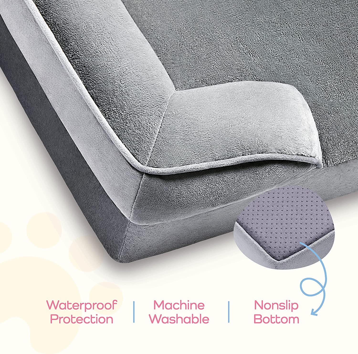 Orthopedic Sofa Dog Bed - Ultra Comfortable Beds for