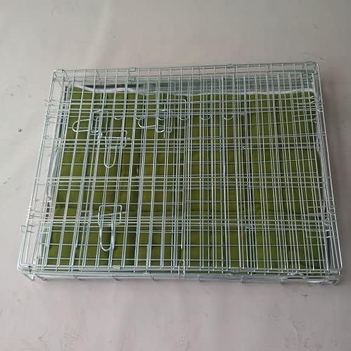 BUNNY BUSINESS Metal Dog Crate 2 Doors with Bedding